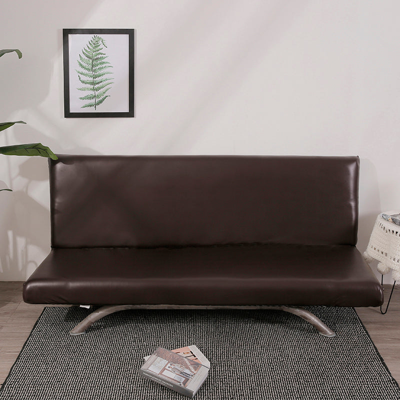Bezug aus Kunstleder für Klick-Klack-Sofa, Mahagoni, auf einem Klick-Klack-Sofa